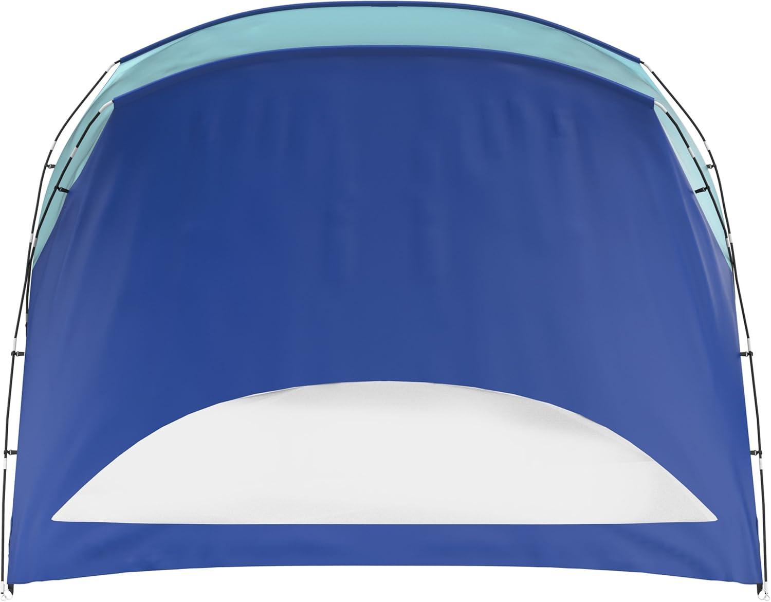 image:imageBeach Tent Sun Shelter for Shade with UV Protection and WaterResistant Coating for Sports Events and More with Carry Bag by Wakeman Outdoors Blue