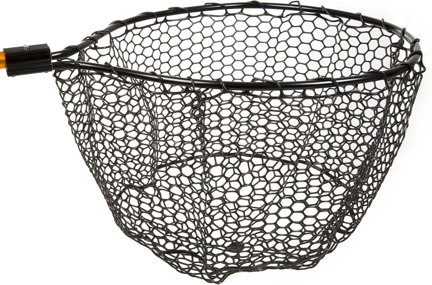 image:imageCollapsible Fishing Net 56Inch Retractable Landing Net with Telescopic Pole Fishing Equipment for CatchandRelease by Wakeman Gold