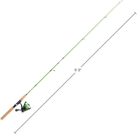 image:imageFishing Rod and Reel Combo Kettle Series Fiberglass Pole with Spinning Reel Cork Handle and Beginners Tackle Kit by WakemanGreen