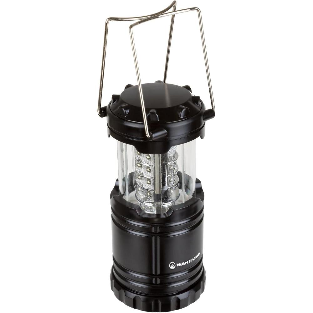 image:imageLED Lantern Collapsible and Portable LED Outdoor Camping Lantern Flashlight for Hiking Camping and Emergency By Wakeman Outdoors