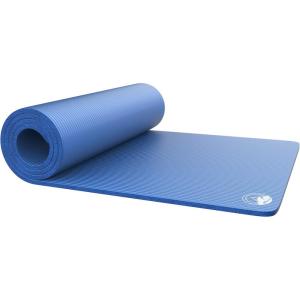 image:imageFoam Sleeping Pad  Lightweight 05InchThick Waterproof Camping Mat with Carrying Handle for Cots Tents Hiking and Sleepovers by Wakeman Blue