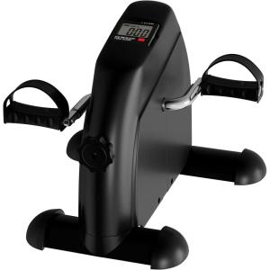 image:imageUnder Desk Bike and Pedal Exerciser  AtHome Physical Therapy Equipment and Exercise Machine for Arms and Legs with LCD Screen by Wakeman Fitness