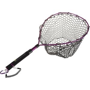 image:imageWakeman Outdoors Fishing Net with Magnetic Clip Adjustable Landing Net with Corrosion Resistant Handle and Rubber Netting for Catch and Release black Normal 80FSH5030