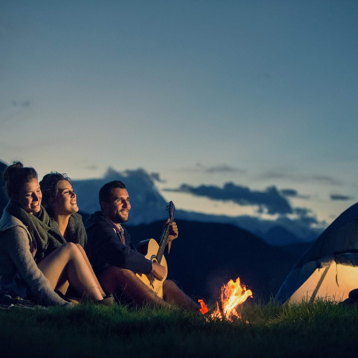 image:imageCamping Lantern with Portable Fan for Travel  WeatherResistant 18 LED Light for Tents Hiking and Power Outages by Wakeman Blue