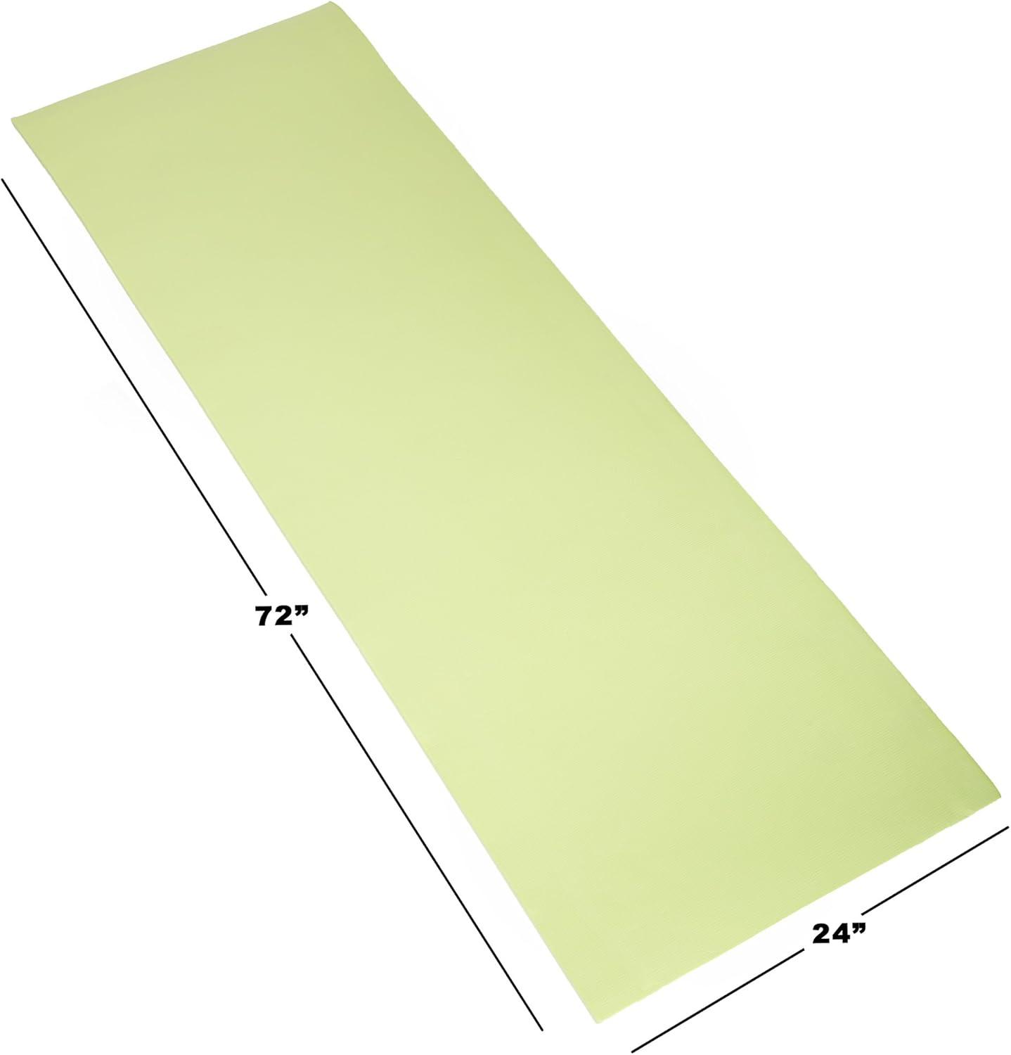 image:imageSleeping Pad Lightweight Non Slip Foam Mat with Carry Strap by Wakeman Outdoors Thick Mattress for Camping Hiking Yoga and Backpacking Green 72 inches L x 24 inches w x 050 inch H