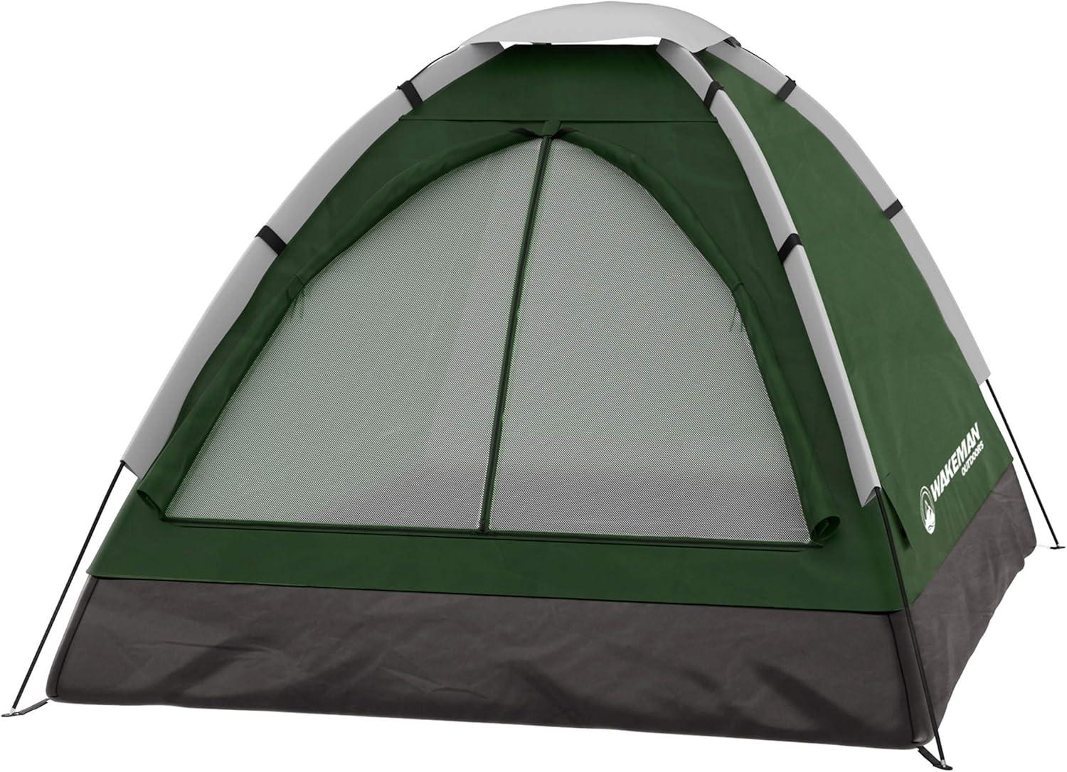 image:imageWakeman FamilyTents Wakeman Outdoors 2 Person Camping TentGreen