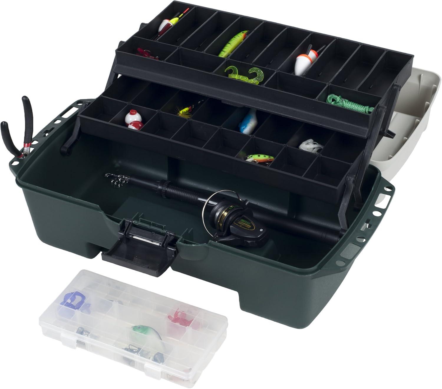 image:imageWakeman Outdoors Fishing Tackle Box Craft Tool Chest and Art Supply Organizer