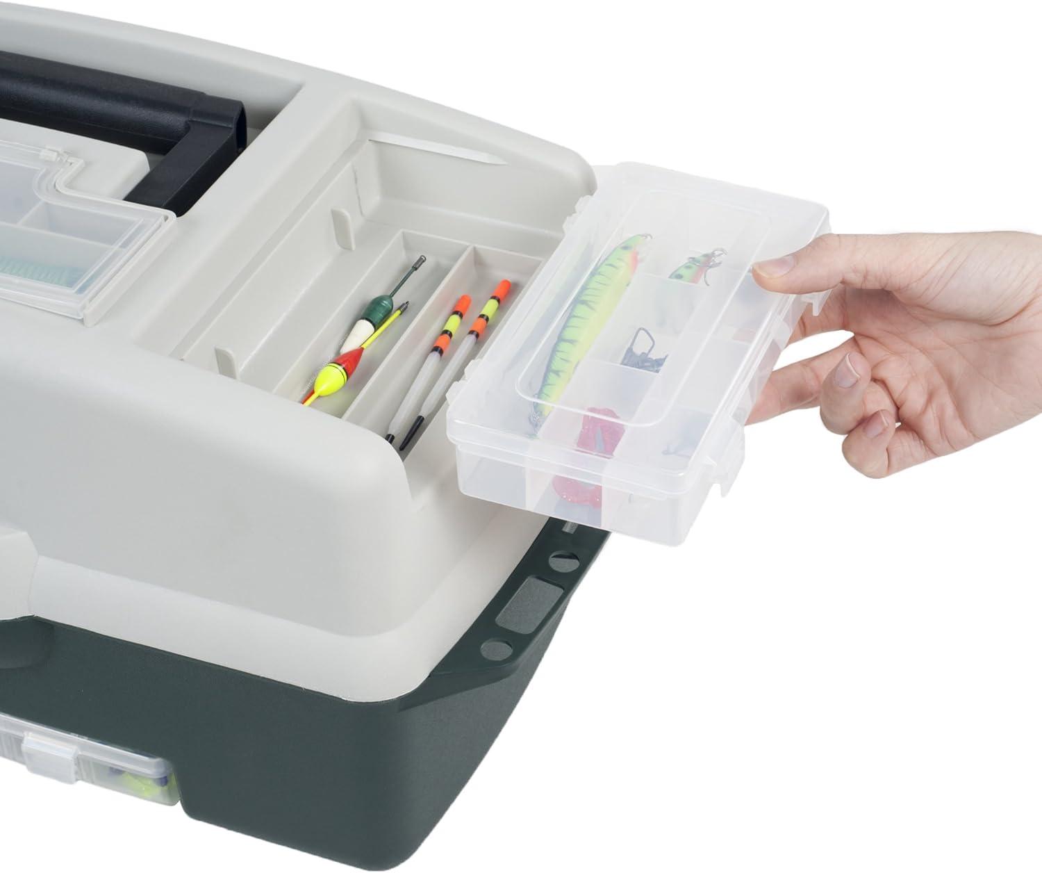 image:imageWakeman Outdoors Fishing Tackle Box Craft Tool Chest and Art Supply Organizer
