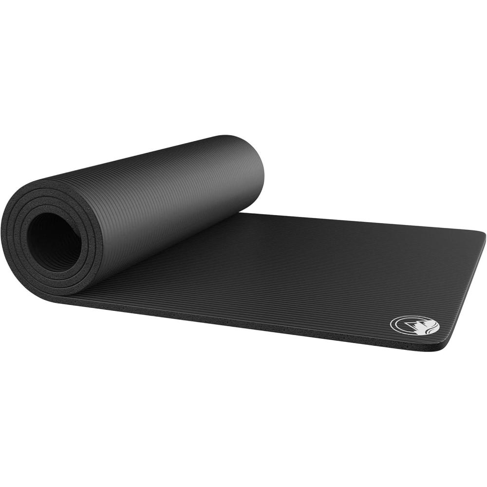 image:imageFoam Sleeping Pad Lightweight 05Inch Mat for Camping Cots Tents Backpacking and Yoga NonSlip and Waterproof with Handle by Wakeman Black