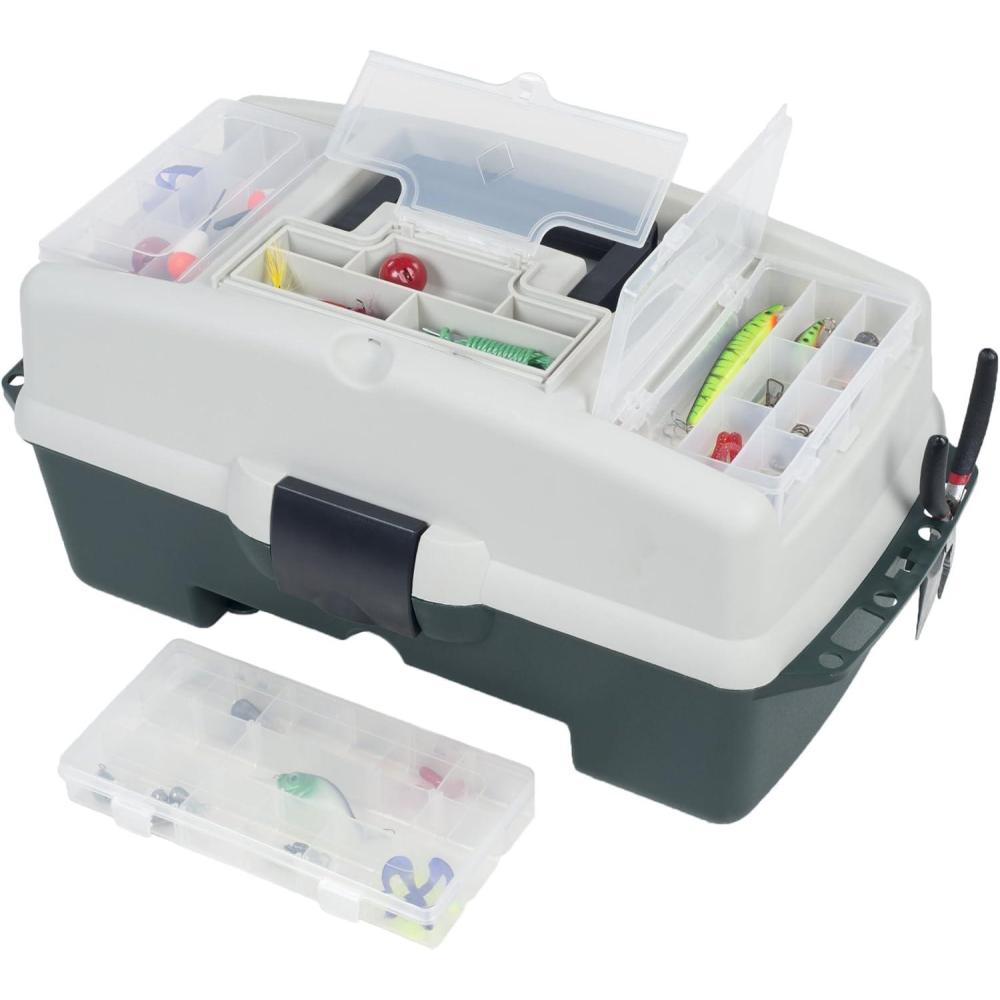 image:imageWakeman Outdoors Fishing Tackle Box Craft Tool Chest and Art Supply Organizer