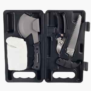 image:imageCamping Tool Kit 4Piece Multitool Outdoor Emergency Survival Set with Portable Carrying Case best for Camping and Hiking by Wakeman Outdoors