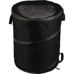 image:imageCollapsible Trash Can  Pop Up 44Gallon Outdoor Portable Garbage Bag Holder with Zippered Lid  Recycle Bin for Camping or Parties by Wakeman GreenBlack