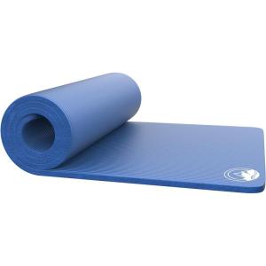 image:imageFoam Sleeping Pad for Camping  125InchThick Waterproof Sleep Pad with Carry Straps for Cots Tents or Sleepovers by Wakeman Outdoors BlackBlue