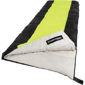 image:imageSleeping Bag  3 Season Warm and Cool Weather Sleeping Bags for Adults Teens and Kids  Lightweight Compact Spring Summer Fall Camping Sleeping Bag  Camping Essentials by WakemanNeon