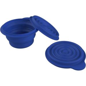 image:imageWakeman 75CMP1047 Outdoors Collapsible Lids BPA Free SiliconeBlue